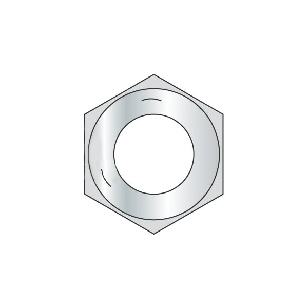 Newport Fasteners Hex Nut, 5/16"-24, Steel, Grade 5, Zinc Plated, 17/64 in Ht, 3000 PK 368127 - main